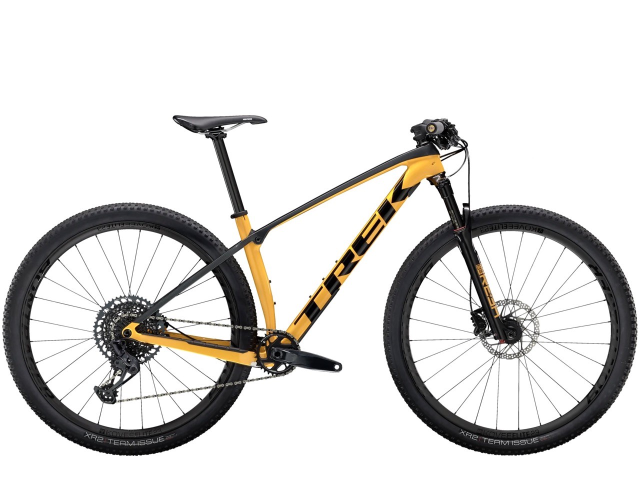 TREK ProCaliber 9.7 Marigold/lithium Grey TESTBike