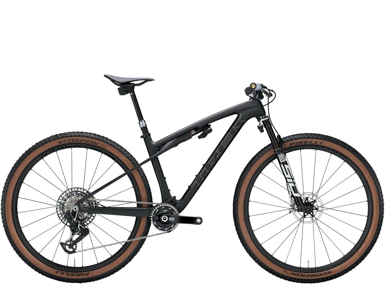 TREK Supercaliber SLR 9.9 Flight Attendant Gen 2 Carbon Smoke Black