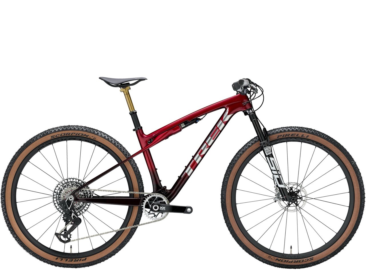 TREK Supercaliber SLR 9.9 XX AXS Gen 2 Red Smoke Drizzle