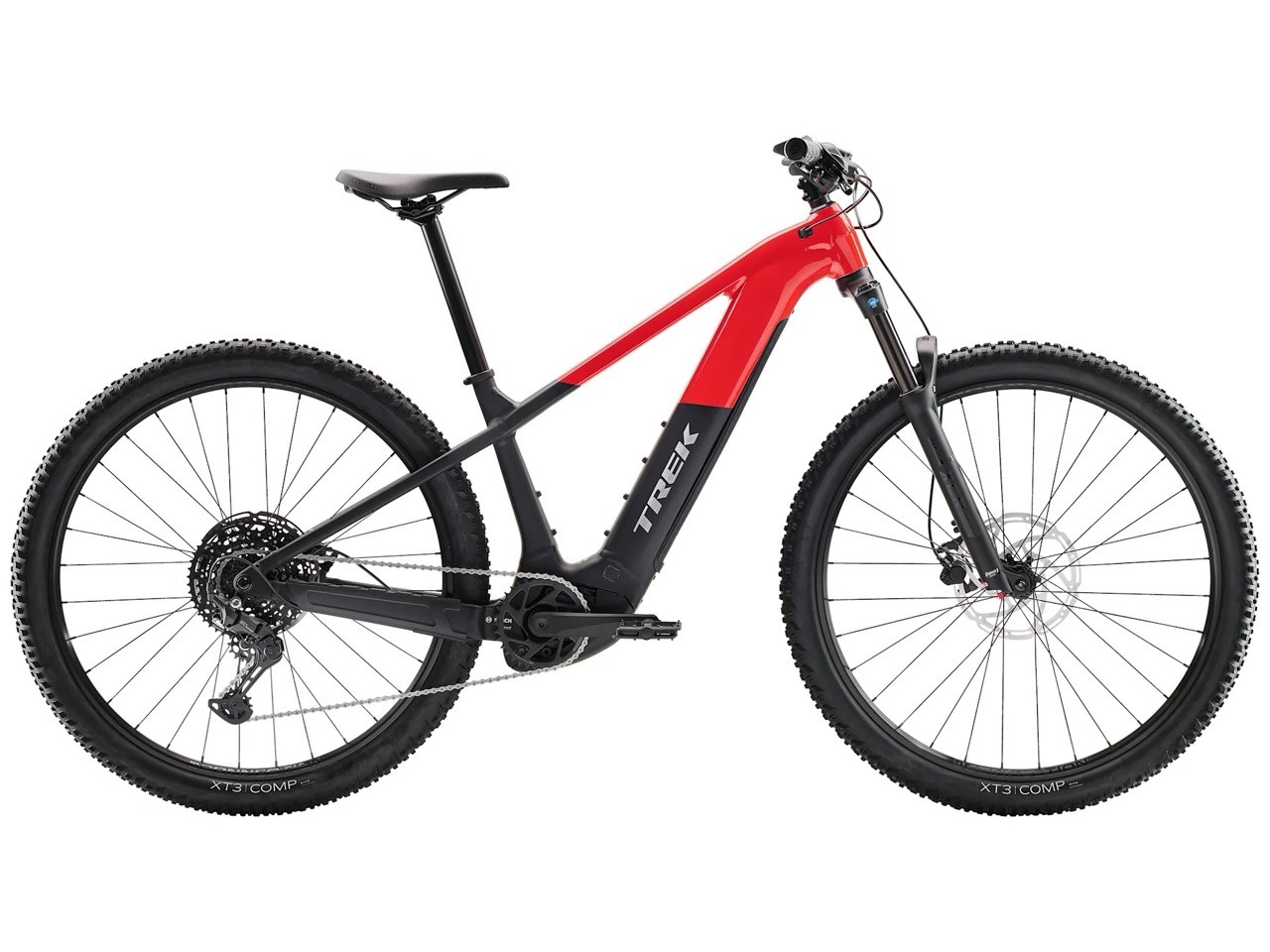 TREK Powerfly+ 4 Gen 5 Gloss Radioactive Red/Matte Dark Star