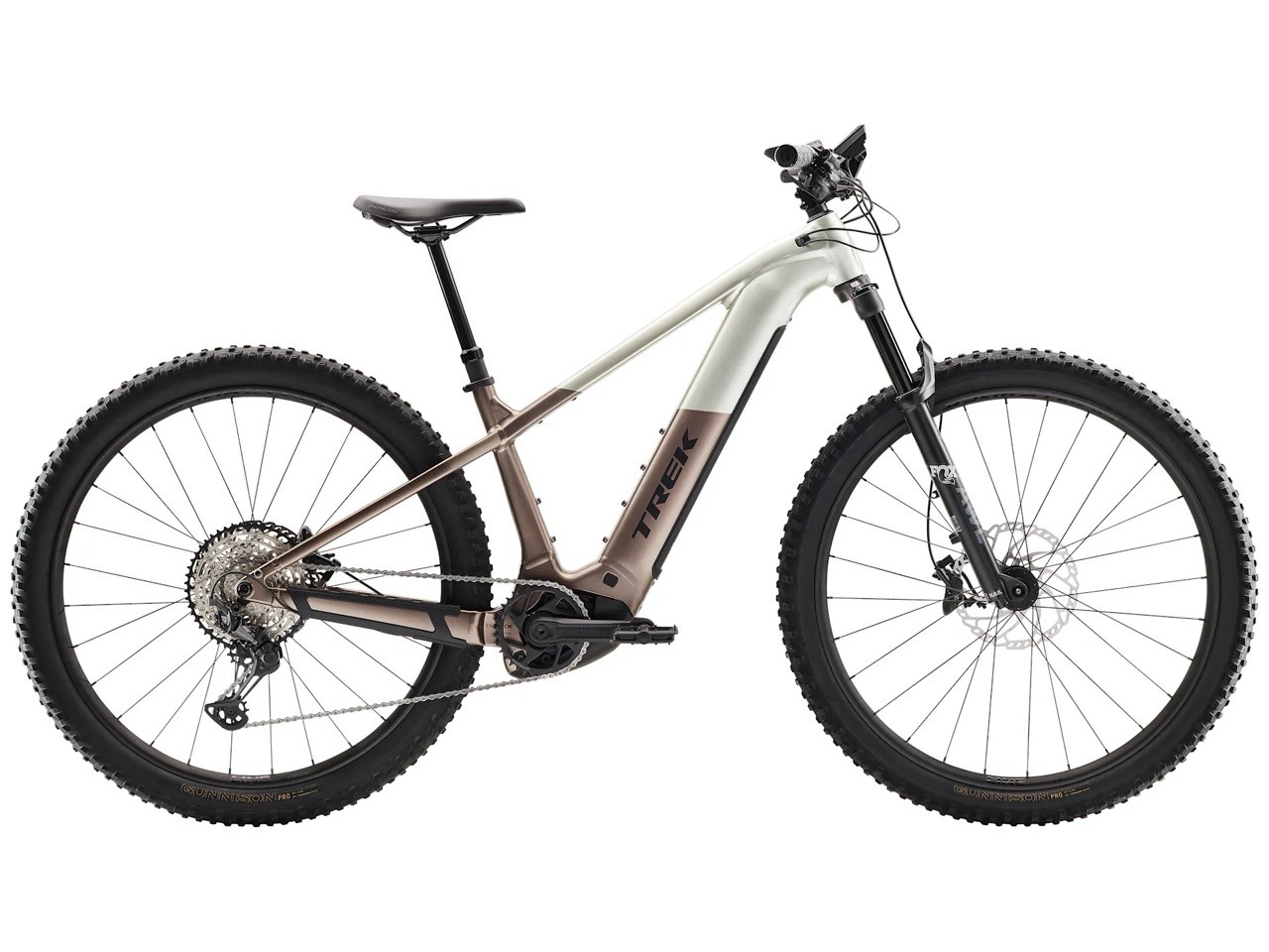 TREK Powerfly+ 8 Gen 5 Satin Lunar Silver/Bronze Age