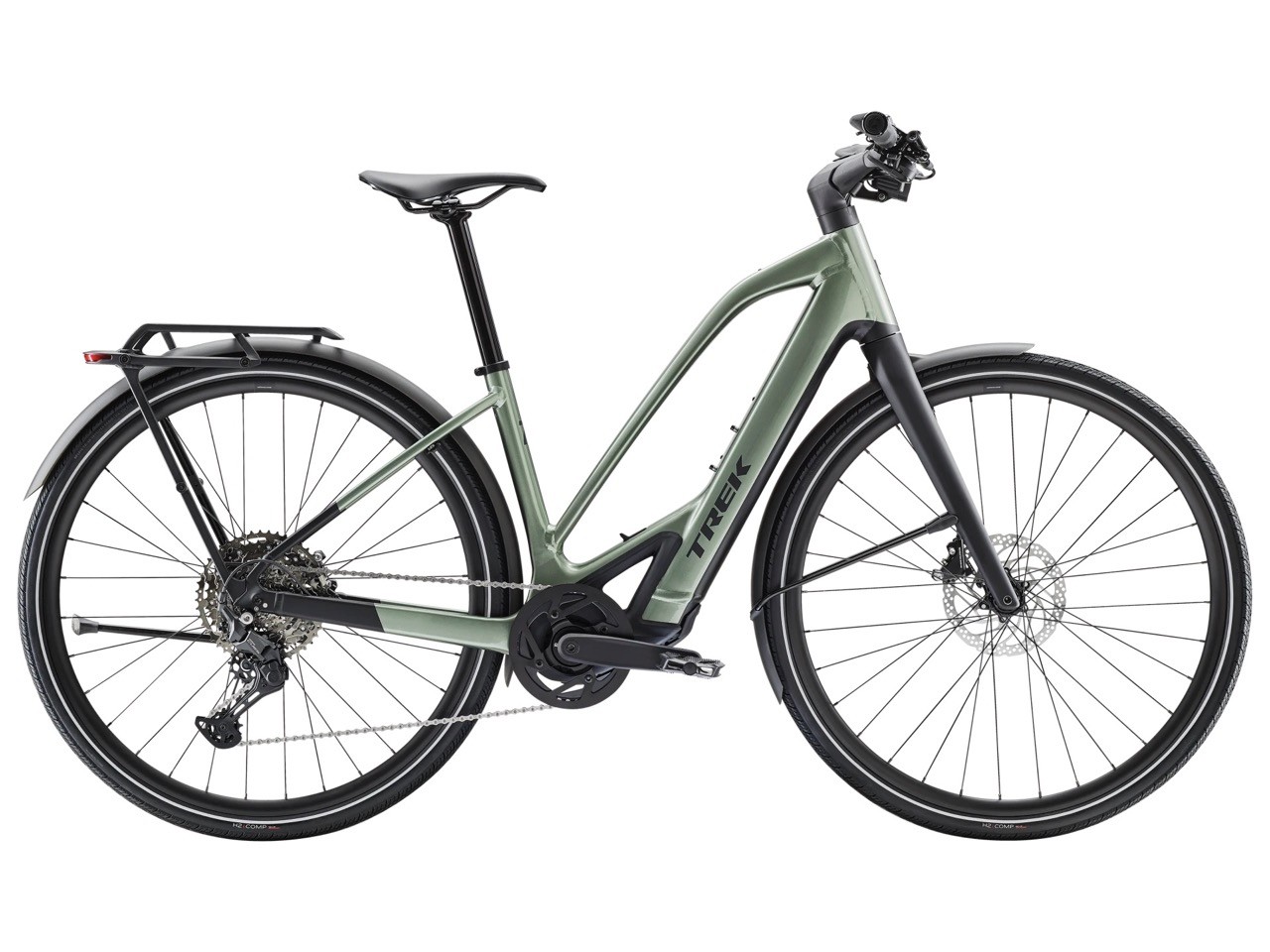 TREK FX+ 7 Midstep Lichen Green Gloss